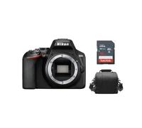 NIKON D3500 Cuerpo Negro + Bolsa Cámara + Tarjeta SD 16GB