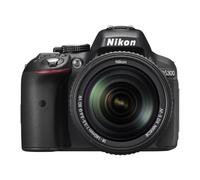 Nikon D5300 - Cámara réflex digital de 24.2 Mp (pantalla táctil 3.2", estabilizador óptico, vídeo Full HD), color negro - Kit cuerpo cámara con objetivo Nikkor AF-S DX 18-140mm f/3.5-5.6 VR