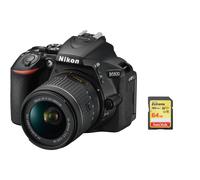 NIKON D5600 + AF-P 18-55MM F3.5-5.6G VR + tarjeta SD SanDisk Extreme 64G