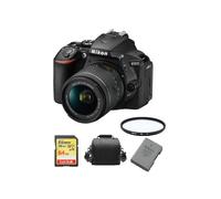 Nikon D5600 Kit Af-P 18-55Mm Vr+64Gb Tarjeta Sd+Bols En-El14 55Mm Filtro
