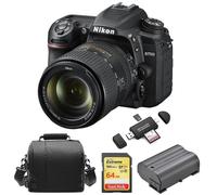 NIKON D7500+AF-S 18-300MM ED VR DX+tarjeta 64GB+Bols EN-EL15 Lector de tarjetas