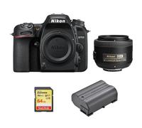NIKON D7500+AF-S 35MM F1.8G+SanDisk Extreme 64G SD+Batería EN-EL15A