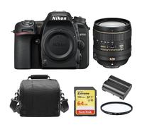 NIKON D7500+AF-S DX 16-80MM ED VR+64GB SDcard+Bols EN-EL15 72mm Filtro