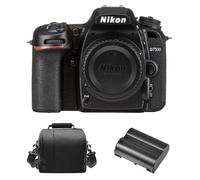 NIKON D7500 Cuerpo + Bolsa para cámara + Batería EN-EL15A