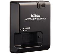 Nikon MH-25 - Cargadores de batería (Lithio-Litio, Negro, Carga, Cargador de baterías para el hogar, Ión de Litio, 1 V)
