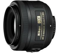 Nikon AF-S DX NIKKOR 35mm f/1.8G gran angular réflex negro nuevo