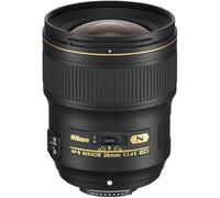NIKON Objectif AF-S 28mm f/1.4E ED | Incluye capucha, tapa frontal, tapa trasera y funda suave para viajes, almacenamiento y protección