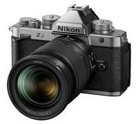 Nikon Z f plateada + NIKKOR Z 24-70mm f/4.0 S + free leather promo case | ✅ 5 años de garantia