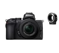Nikon Z50 - Cámara sin Espejo con Objetivo 16-50 DX VR y FTZ SD2, Negro