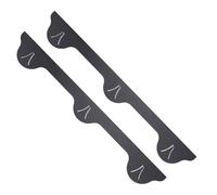 Nikou 2 piezas de relleno de huecos de estufa, acero inoxidable, fácil limpieza, color negro, protector de huecos para cocina, cubierta de huecos de estufa de gas, relleno de huecos de cocina