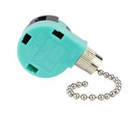 Nikou 2 Piezas ZE-268S6 Interruptor de Ventilador de Techo de 3 Velocidades