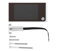 Nikou 3.5 pulgadas LCD puerta mirilla electrónica, 120 grados gran angular timbre digital ojo de gato electrónico mirilla de puerta de baja potencia