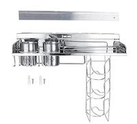 Nikou 304 Cocina de acero inoxidable Casa de almacenamiento multifuncional estante de cesta colgando cesta para uso de baño de cocina
