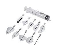 Nikou 3D Pudding Cake Decorating, Gelatin Art Needles DIY Tool Set Gelatin Art Tools Kitchen, para DIY Cake(Section G)