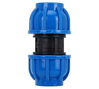 Nikou 4 conectores rectos de plástico PE de 32 mm, adaptador de tubería de agua, conexión de tubería, conector de tubería de agua, diseño