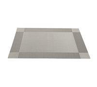 Nikou 4 manteles de PVC para mesa de comedor, almohadillas y posavasos de moda, almohadillas grises para el hogar y el jardín, fácil de limpiar, 30 x 45 cm