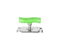 Nikou Abridor de tarros de acero inoxidable, ajustable y multifuncional, abridor de latas manual, agarre de tapa de tarro para manos débiles, verde