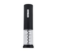Nikou Abridor de vino de acero inoxidable, sacacorchos eléctrico con hoja incisiva, sacacorchos negro de carga USB, abridor de botellas portátil, acorde de vino para restaurante