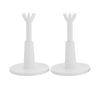 Nikou Accesorio de Golf, 2 Piezas de Altura Ajustable Tees de Golf Entrenamiento Accesorio Deportivo Blanco