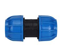 Nikou Accesorios de conector de tubería de agua, adaptador de conector de tubería recta de plástico PE de 6 m a 6 m, accesorios de tubería de agua para riego y fontanería