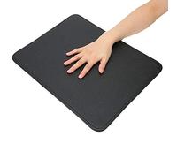 Nikou Alfombrilla de mesa decoración de uñas, de escritorio para manicura, lavable para cojín de uñas, de mano, para alfombrilla de uñas, herramientas de salón de manicura lavables plegables (negro)