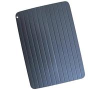 Nikou Bandeja de descongelación rápida, revestimiento antiadherente, placa de descongelación altamente eficiente para cocina, 11.6 x 8.2 x 0.1 pulgadas, placa de descongelación de aluminio