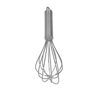 Nikou Batidor de huevos manual de acero inoxidable, batidor de huevos de 6 hilos de 10 pulgadas para hornear en casa, cocinar, mezclar, batidora de huevos, licuadora, herramienta de cocina