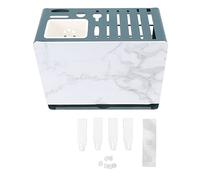 Nikou Bloques multifuncionales para cuchillos con tabla de cortar, soporte para tapa de olla para organización de almacenamiento de cocina (marco verde de montaje en pared)