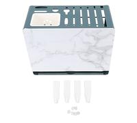 Nikou Bloques multifuncionales para cuchillos con tabla de cortar y soporte para tapa de olla para organización de almacenamiento de cocina (marco verde de encimera)