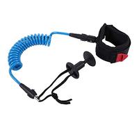 Nikou Bodyboard Surfing Coil - Leash Bodyboard Ajustable 5.5MM/5ft Correa de muñeca Cómodo Board Surfing Accessories para Varias muñecas Anclas(Azul)