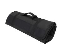 Nikou Bolsa para cuchillos de chef con 20 ranuras, soporte portátil multifuncional para cubiertos y bolsa protectora de almacenamiento para el hogar, cocina, viajes, camping, color negro, multicolor