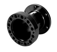 Nikou Buje del volante del automóvil - 3 pulgadas espaciador de volante kit de adaptador del buje del volante del espaciador universal de aluminio