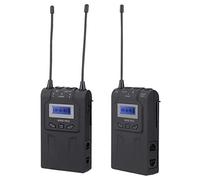 Nikou BY-WM8 Pro-K1 UHF - Kit de micrófono inalámbrico Lavalier para videocámaras ENG