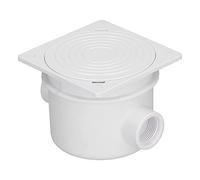 Nikou Caja de conexiones sumergible, resistente al agua, caja de conexiones de plástico a prueba de polvo, 10 x 10 cm para piscina distribución de luz