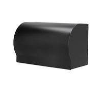 Nikou Caja de pañuelos montada en la pared, rectangular de aluminio y soporte para teléfono móvil para baño, servilletero impermeable, fácil instalación, diseño moderno