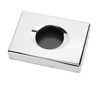 Nikou Caja de pañuelos montada en la pared, soporte rectangular para papel de seda para baño o escritorio, caja de almacenamiento de pañuelos de plástico, se adapta a pañuelos de tamaño estándar