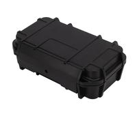 Nikou Caja impermeable de doble capa a prueba de golpes y resistente a la presión para exteriores, organizador de supervivencia Wilderness, estuche doble impermeable (negro)