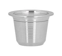 Nikou Cápsula de café recargable de acero inoxidable, taza de filtro reutilizable de repuesto para máquina Nestlé, cápsula de café, compatible con varias máquinas de café