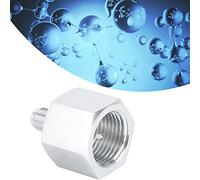 Nikou Conector adaptador de regulador de CO2 de aluminio, 3/8 a CGA320 para cerveza casera, compatible con reguladores y conectores de CO2