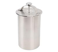 Nikou Cubo de carne al vapor, cocina de tocino de acero inoxidable con termómetro, tipo 1, olla de carne al vapor, máquina de carne para almuerzo, capacidad de 5 litros