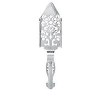 Nikou Cuchara de ajenjo de acero inoxidable 304, cuchara de absenta cuadrada, taza de cóctel, vaso de cristal, filtro de ajenjo, cuchara para cocina, bar, fiesta