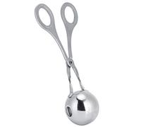 Nikou Cuchara de albóndigas de acero inoxidable, pinzas para hacer bolas de carne, accesorios de cocina, utensilios de cocina, abrazadera de bola de carne resistente, ideal para uso doméstico