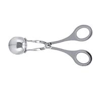 Nikou Cuchara de albóndigas de acero inoxidable, pinzas para hacer bolas de carne, accesorios de cocina, abrazadera de albóndigas, utensilios de cocina, ideal para cocinar en casa, diseño
