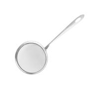 Nikou Cuchara espumadora de malla fina, mango largo de acero inoxidable para olla caliente, colador de alimentos para desnatar grasa y espuma, 12 pulgadas, resistente, herramienta de cocina