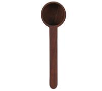 Nikou Cuchara medidora de granos de café de nogal, cuchara de sal de grado alimenticio, cuchara de polvo para restaurante en casa, suministros de cocina, 15 cm de largo, ideal para medir café y