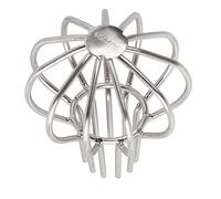 Nikou Desagüe de techo para exteriores, acero inoxidable, antibloqueo, tapa redonda, desagüe de suelo, red de limpieza de canalones para balcón y terraza, 50 cm