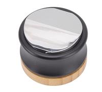 Nikou Distribuidor de café de aleación de acero inoxidable, nivelador de profundidad ajustable con base, 5 m, herramienta distribuidora de café, manipulador de café