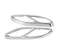 Nikou Escape Cola Cubierta Tubo - 1 par Cubierta de la tubería de la Cola de Escape de Plata para GLC C Clase E C207 Coupé 14-17 (Color : Plata)