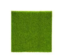 Nikou Esteras de césped artificial, 30 x 30 cm, hierba artificial, bricolaje, micro paisaje, decoración de césped sintético, decoración de musgo para adornos en miniatura, jardín, casa de muñecas