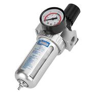 Nikou Filtro Compresor- BSP 1/2" Regulador del Filtro de la Trampa de Agua y Humedad del compresor de Aire con conexión de Montaje